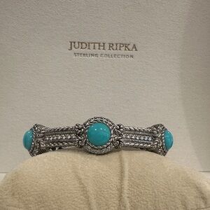 Judith Ripka Turquoise cuff bracelet